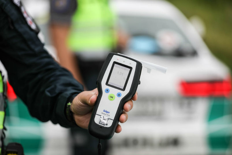 Policija, alkoholis, vairavimas